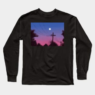 Dusk Moon Long Sleeve T-Shirt